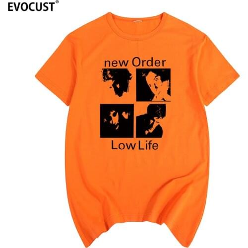 NEW ORDER low life Joy Division punk rock T-shirt Cotton Men T shirt New TEE TSHIRT Womens unisex Fashion