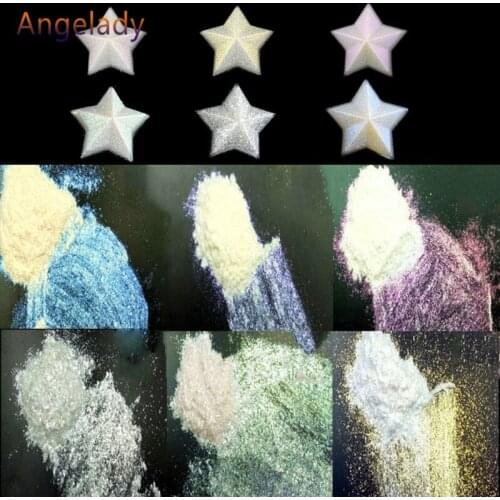Resin Dye Polarized Powder Mica Pearl Pigments Colorants For Soap Resin Jewelry JUL3