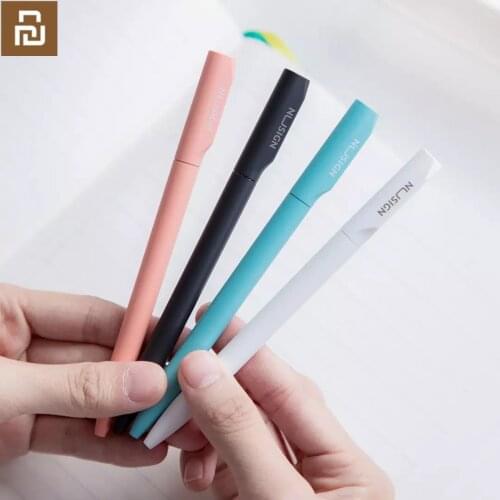 Youpin NUSIGN Gel Pen 0.5MM Refill for Xiaomi Sign Pens Colorful Neutral Pens Rotary Switch Smooth Writing Pen For Office School