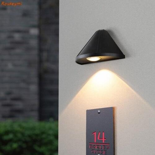 Modern wall lamps waterproof up down terraza power outdoor wall lighting garden courtyard street porch outdoor path lights