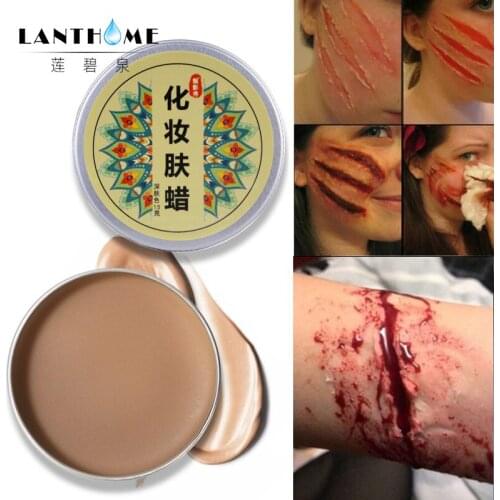 Halloween Special Effects Makeup Drama Wax Fake Scars Blood Skin Fake Wound Scar Wax Cosplay Special Costume Makeup Body Paint