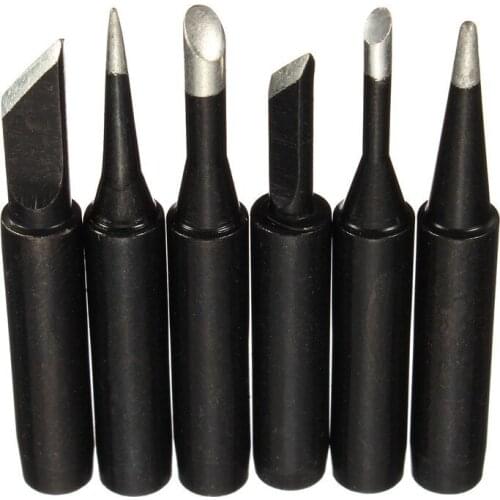 High Quality Black Metal Solder Iron Tips 900M-T Lead-Free Lower Temperature Soldering Welding Tools for 907.913.951,898D,852D