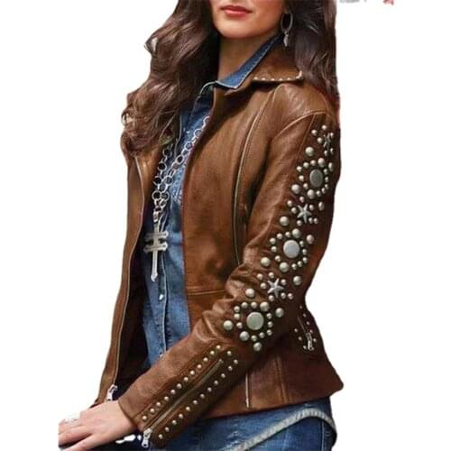 2021 Autumn-Winter New women short section ladies jacket hot drilling small coat Lapel long sleeves slimming fashion streetwear