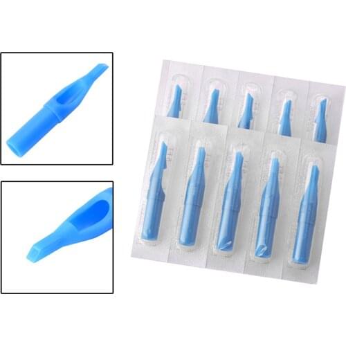 100 X Disposable Tattoo Tips, Assorted for 3RL/ 7RL/ 3RS/ 5RS 9RS 5M1