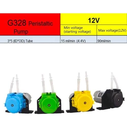 12V Peristaltic DIY Aquarium Chemical Dosing Pump Tube Head