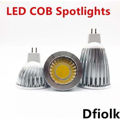 20PCS New high power LED lamp MR16 GU5.3 shock 6W 9W 12W Dimmable BLOW Searchlight warm cool white MR 16 12V lamp GU 5.3 220V