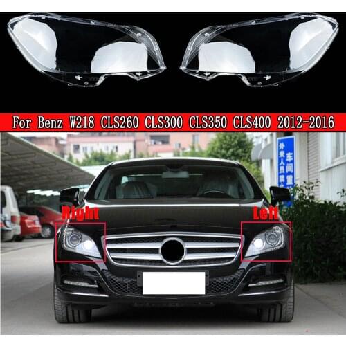 Car Headlight Cover Light Glass Lens Case For Mercedes-Benz W218 CLS260 CLS300 CLS350 CLS400 2012~2016 Headlamp Shell Lenses