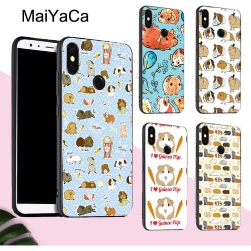 MaiYaCa Pattern Guinea Pig Cute Case For Redmi Note 9 8 Pro 7 8T 9S 9C For POCO X3 F1 Funda For Mi 9 9T Pro Note 10 Lite
