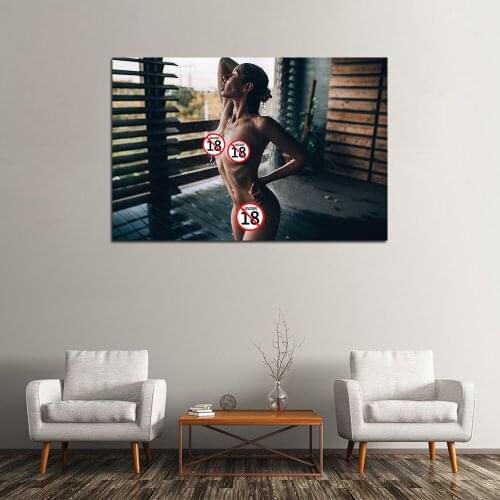 The Girl in the Shower Sexy Body Photo Wall Art Poster Print For Living Room Canvas Painting For Home Decor