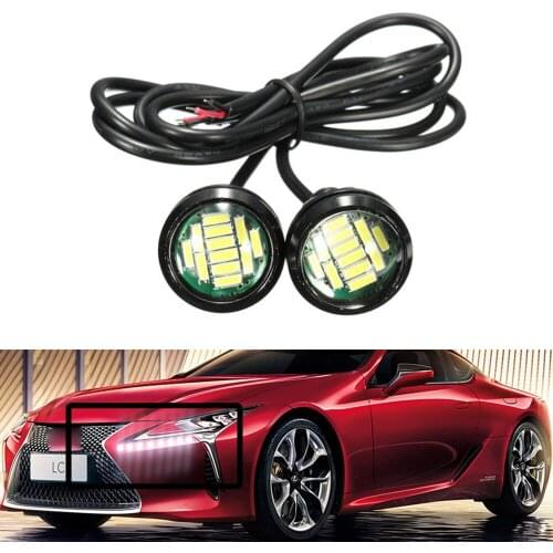 10Pcs 12V Motorcycle Car Daytime Running Lights DRL Truck Trailer Bus Side Lights License Plate Lamp Front Rear Bumper Light
