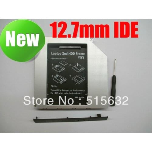 IDE to SATA Hard Drive Caddy to Optical CD Bay Adapter 12.7mm universal 2nd HDD Caddy laptops