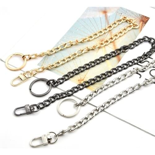 Pocket Chain Pants Jean Punk Long Key Chain String with Lobster Claw Clasp and Key ring for Jeans, Belt Loop,Traveling