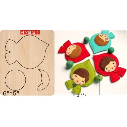 Doll pendant cutting dies 2019 new die cut &wooden dies Suitable for common die cutting machines on the market