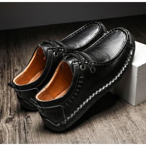 Mens Canvas Shoes for Men Lace-Up Brand Fashion Flat Loafers Shoe New Arrival Spring Summer Comfortable Casual Shoes