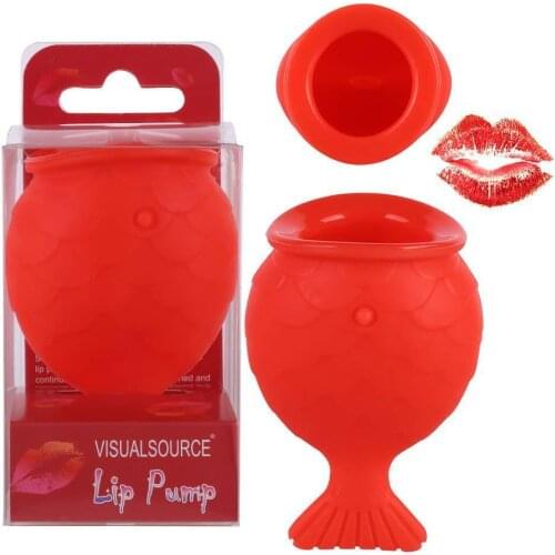 Soft Silicone Lip Plumping Enhancer Womens Sexy Full Lip Pout Tool Fish Mouth Natural Lip Plumping Tool Thickening