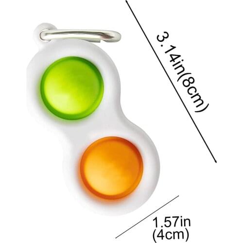 Newest Fidget Simple Dimple Toy Fat Brain Toys Stress Relief Hand Fidget Toys For Kids Adults Early Educational Autism Toys