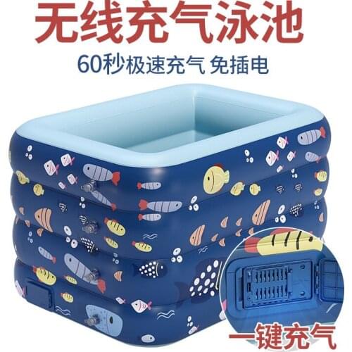 New wireless automatic inflatable swimming pool Large outdoor PVC plastic pool baby children home swimming pond