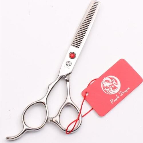 Z8000 6" 17.5cm Left-Hand Purple Dragon Hairdressing Supplies Barber Scissors Cutting Scissors Thinning Shears Hair Scissors Kit