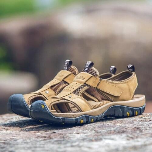 Mens Sandals Casual Work Sandals Beach For Men Mens Shoes Sandalia Rasteira Sport Zandalias Hombre Safety Summer Sandels