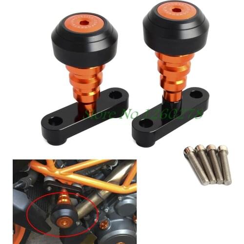 Motorcycle Frame Sliders Crash Protector Sturzpad Crashpads For KTM DUKE 200 2012-2018 390 DUKE 2013 2014 2015 2016 2017 2018