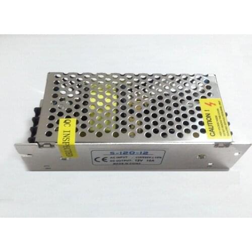 High quality power supply Adapter to DC 12V 10A 120w,input AC100-240V 50-60H .with CE standard free shipping
