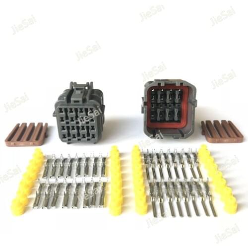 16 Pin KET 7123-7564-30 7222-7564-40 Female Male Automotive Connector Auto Socket For Car
