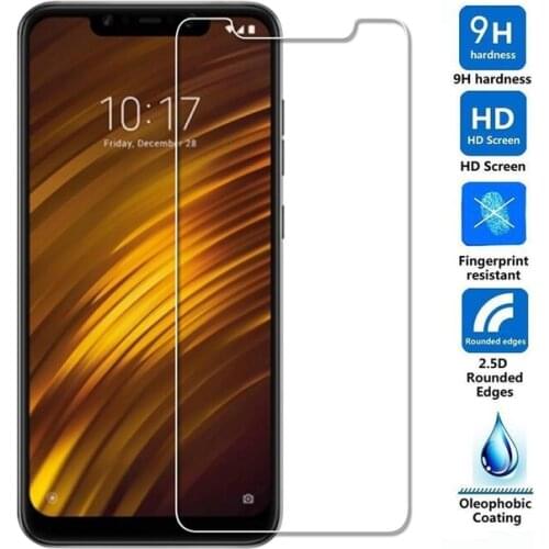 2.5D Tempered Glass For Xiaomi Poco F1 Protective Film 9H LCD Screen Protector For Xiaomi Pocophone F1 Global Version