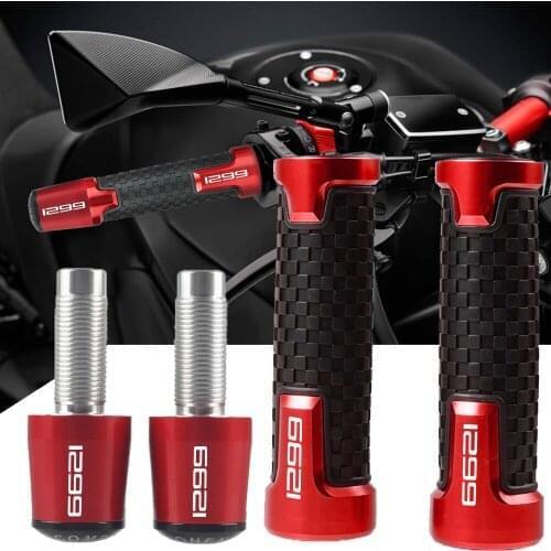 For Ducati Panigale 1299 R FE 2017+2018 2019 2020 7/8'' 22mm Motorcycle Accesoories Handle Bar Grip Ends Motorbike Handle Grips