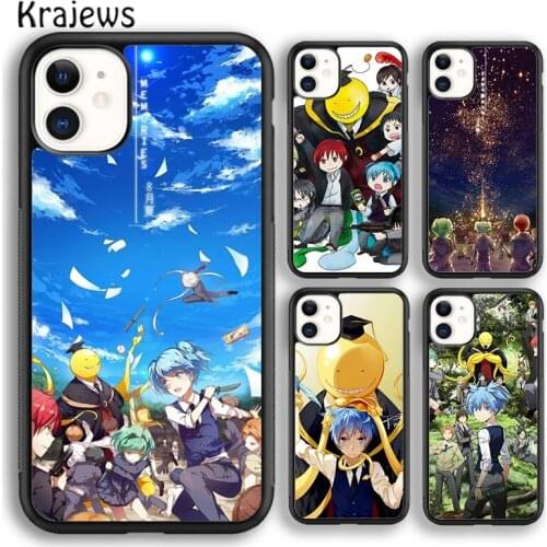 Krajews Anime Ansatsu Kyoushitsu Soft Phone Case Cover For iPhone 5 SE 6s 7 8 plus X XR XS 11 12 pro max Samsung Galaxy S9 S10