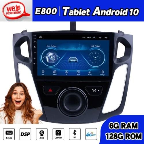 Car goods 2 Din Car Radio Navigation GPS Bt Player 9 Inch For Ford Focus 3 2011 2019 Autoradio Tablet Android 10 Stereo Receiver