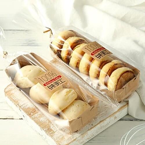 Bread Packing Case Kraft Paper Boat Sandwishes Hot Dog Wrapping Mini Hamburger Cake Roll Decoration Disposable Cookies Packing