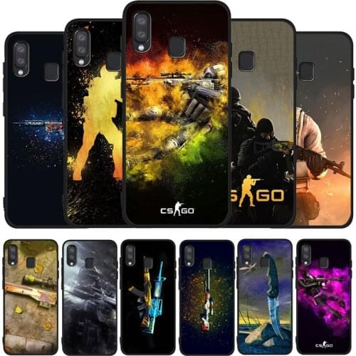 CS GO Gun Game black soft phone Case For Samsung A10 20 30 40 50 30S 50S 60 70 M10 M30S M40 A31 51 71 A20E A10E A21S