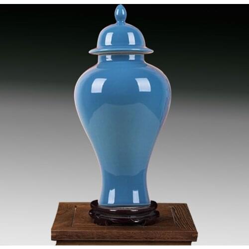 Jingdezhen ceramic ginger jar Antique Porcelain temple jar ceramic jar wholesale