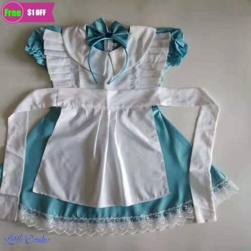 Alice Cosplay Costume Alice in Wonderland Costume Lolita Dress Maid Cosplay Fantasia Carnival Halloween Costumes for Kids