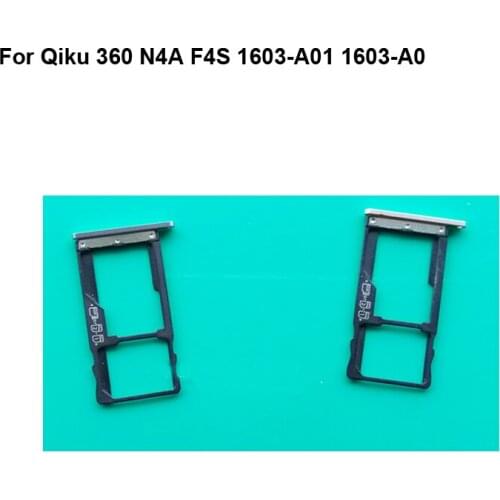 For Qiku 360 N4A F4S 1603-A01 1603-A03 New Tested Good Sim Card Holder Tray Card Slot For Qiku 360 N4A Sim Card Holder Parts