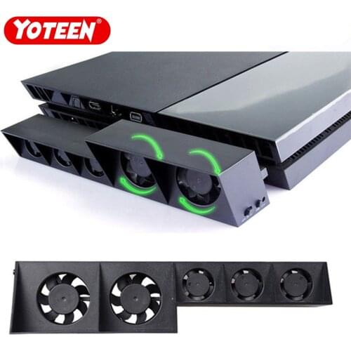 Accessories for Sony PS4 Cooling Fans Side Mount Cooling Machine Fans for Sony PS4 Game Console Host Temperature Control Cooler