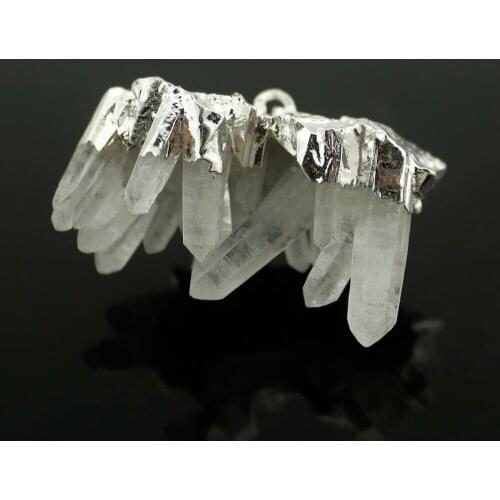 Druzy Trendy Celestial Quartz Natural Stone necklace Onyx jewelry Crystal with Vintage stone Golden Stone Free Shipping