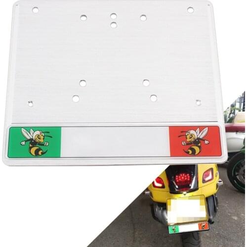 Motorcycle License Plate Frame Holder Bracket Fit For All Vespa Model GT125 200 GTS250 GTV125 250 300 GTS250ie 125ie 300ie Super