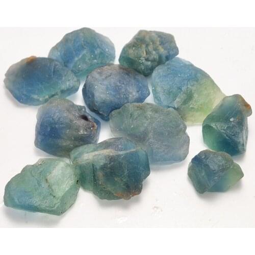 Colorful Natural Fluorite Crystal Striped Fluorite Quartz Crystal Stone Point Healing Wand Treatment Stone DIY Making Jewelry