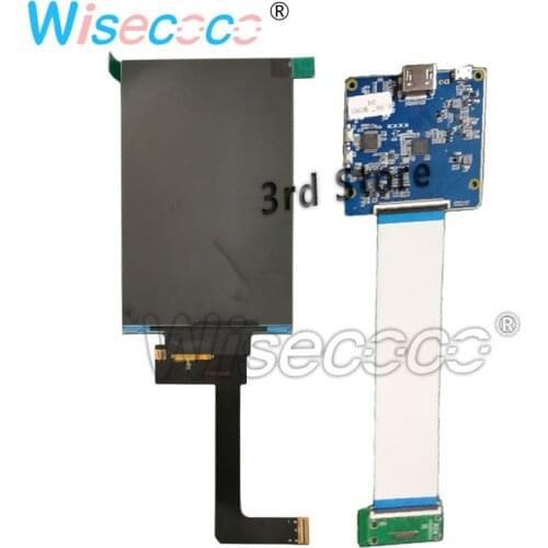 6 inch 2K 1620*2560 Monochrome LCD IPS 3D Printer Projector Mono Display Driver Board High Transmittance