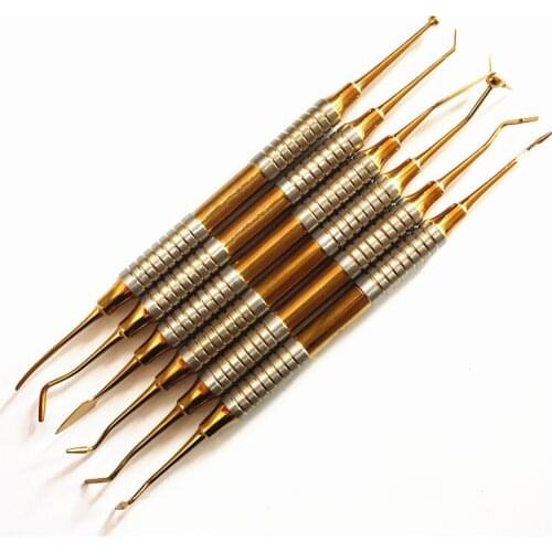 2019 good quality dental Resin packer set Resin Aesthetic Restoration Kit Resin phototool dentist tools