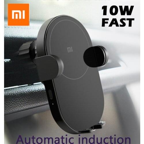 2020 New Xiaomi Mi Wireless Car Charger 10W Max Qi WCJ03ZM with Intelligent Infrared Sensor Fast Charging Car Phone Holder