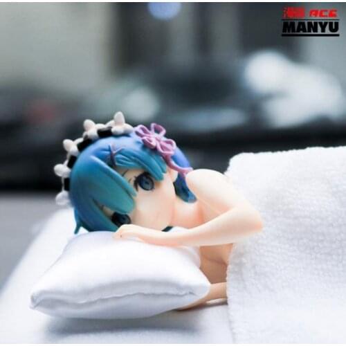 NEW hot 6cm sexy adult Life in a different world from zero sleep Rem collectors action figure toys Christmas with box