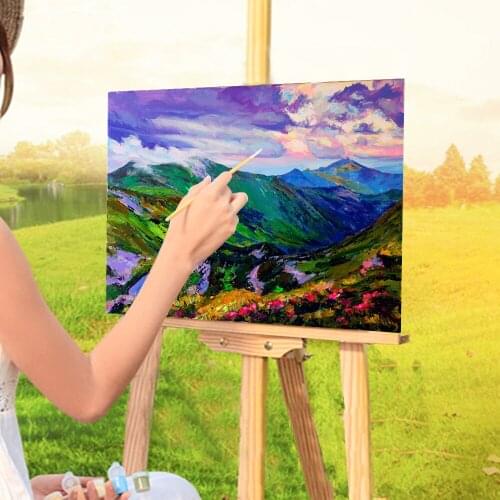Landscape After The Storm Painting By Numbers Complete Kit Acrylic Paints 50*70 Canvas Painting Home Decoration Wholesale