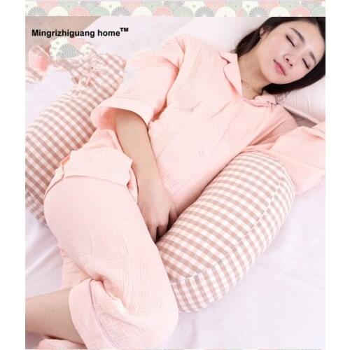1PC Cotton Pregnant Pillow Women Pregnancy Easy Breastfeeding Nursing U-Shape Waist Body Pillow Adjustable Body Pillows OU 023