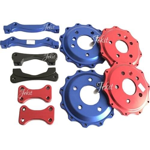 Jekit professional customized car front and rear wheel center cap high performance aluminum center cap and bracket 9200/9040