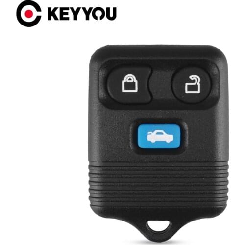 KEYYOU 3 Buttons Replacement Remote Key Keyless Entry Fob For Ford Transit MK6 Connect 2000-2006 Auto Refit Car Key