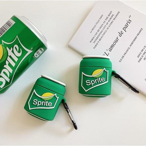 Beverage Series Wireless Bluetooth Earphone Case for Apple AirPods 1 2 pro Silicone Headphones Cases Protective Cover Cute