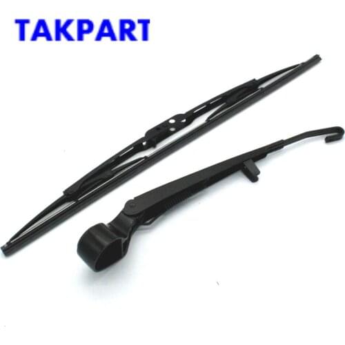 TAKPART Rear Wiper Blade Arm Window Windscreen Set 18" Fit For BMW X5 E53 1999-2006 61627068076