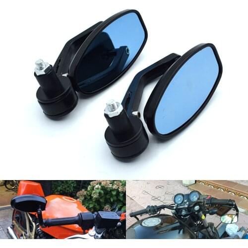 Universal 7/8" 22mm motorcycle handlebar end mirror For YAMAHA YZF R1 R6 R6S YZF-R25 YZF-R3 YZF R125 YZF-R5